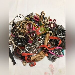 Mystery Craft Jewelry Lot 2.17 lbs pounds